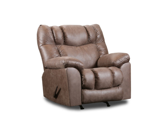 1014 Big Man Rocker Recliner - Amos Mocha
