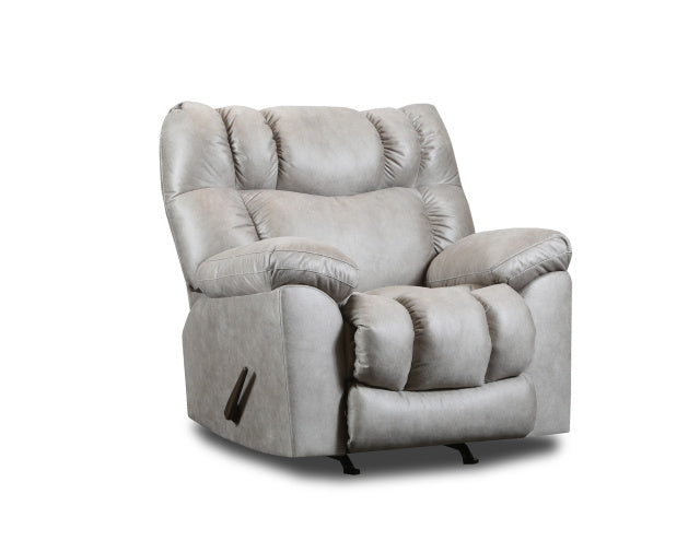1014 Big Man Rocker Recliner - Amos Platinum