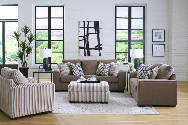 1250 Sofa & Loveseat - Tuscan Java