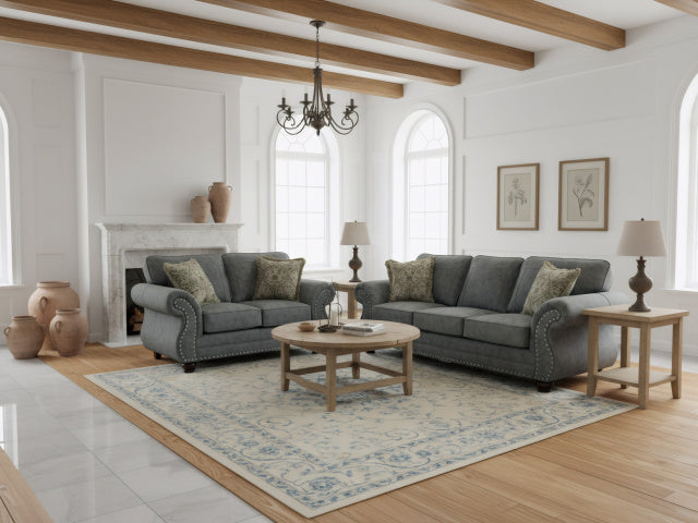1745 Sofa & Loveseat Set - Dolphin Bay