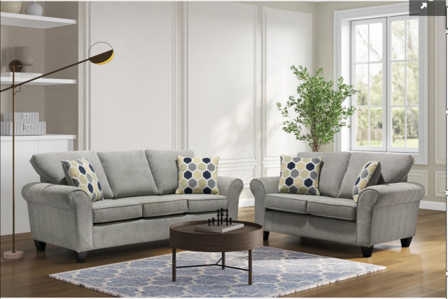 1808 Sofa & Loveseat Set - Surge Ash