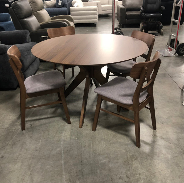 1980 5-Piece Round Dining Set