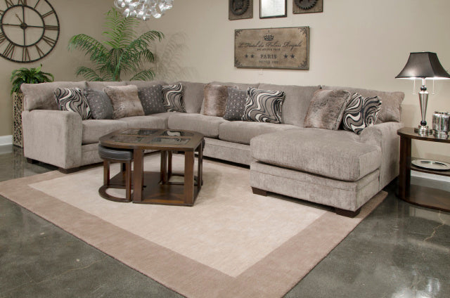 4472 Sectional - Luxe Pewter