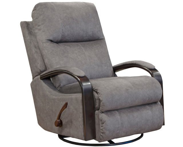 4703 Swivel Recliner - Gray