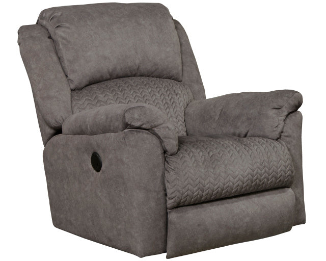 4785 Power Rocker Recliner - Gray