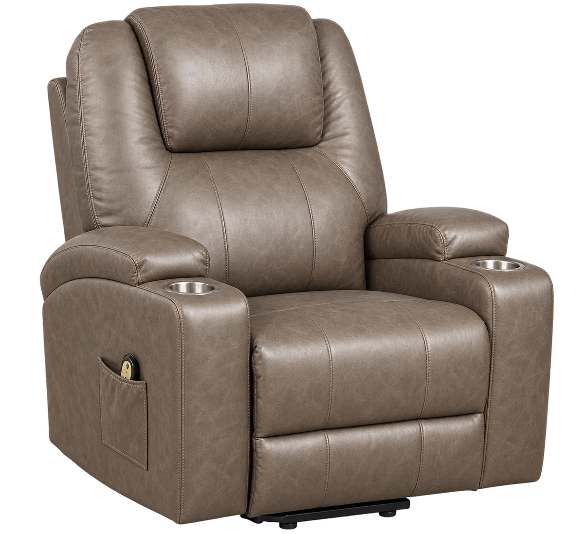 6027 Power Lift Recliner with Heat & Massage - Antique