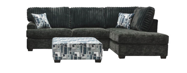 6129 Sectional - Charcoal