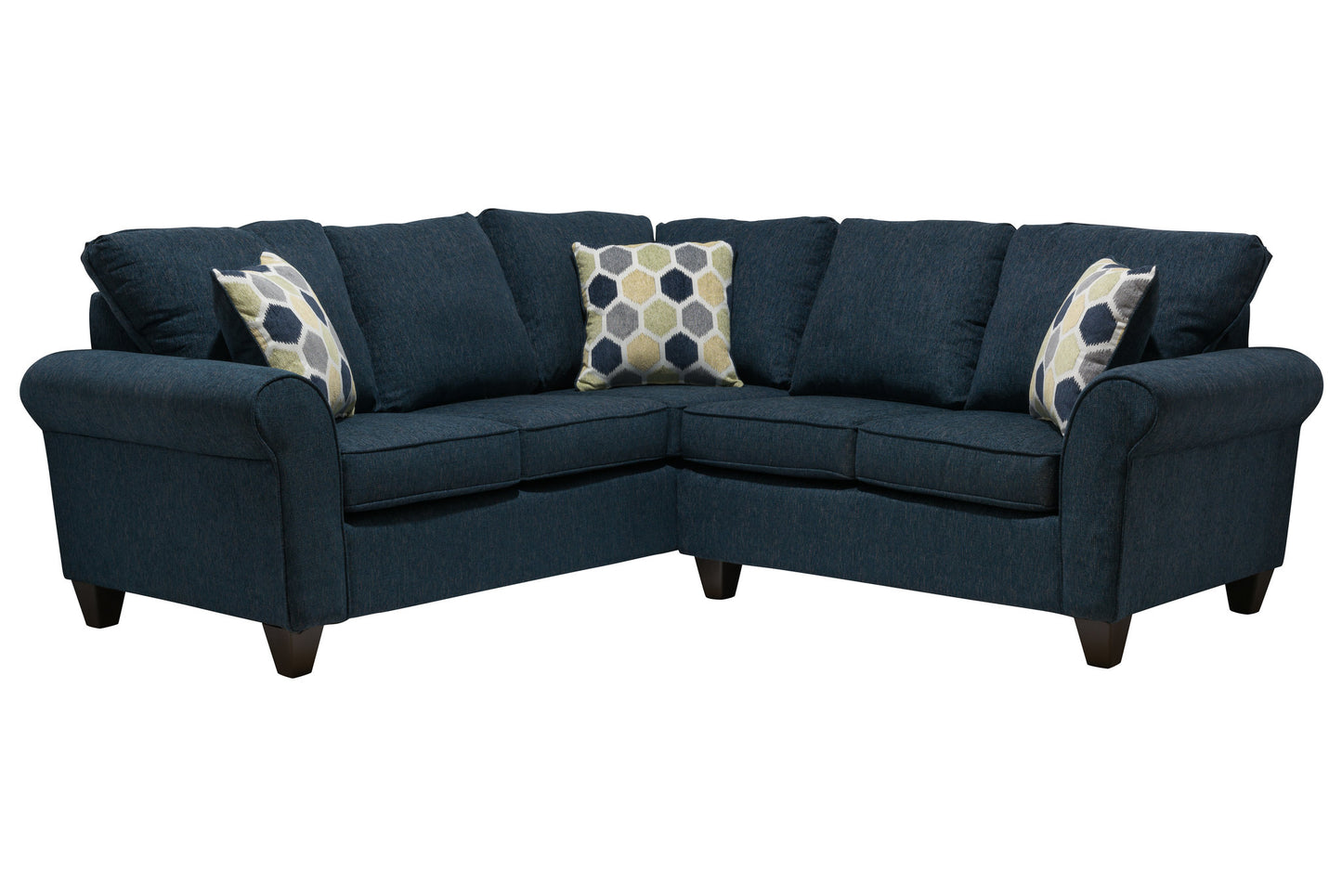 6808 Sectional - Surge Blue