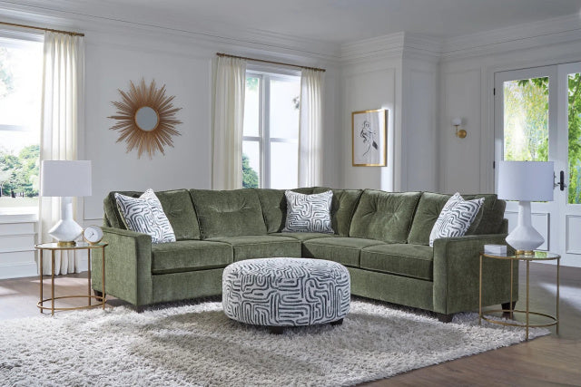 7103 Sectional - Emerald