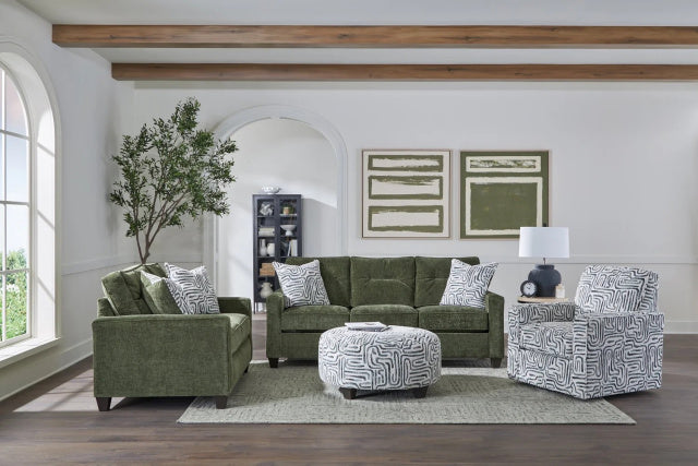 7103 Sofa & Loveseat Set - Emerald