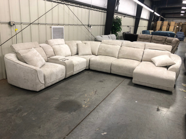 7171 Power Reclining Sectional - Natural