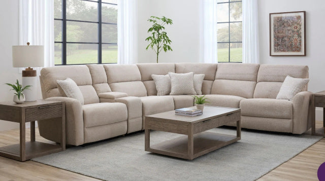 8889 Reclining Sectional - Parchment