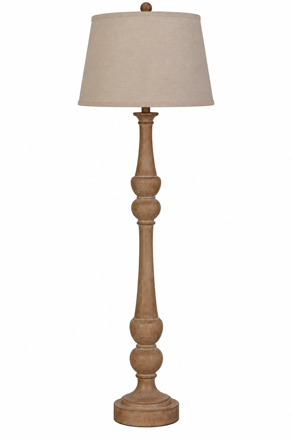 LPS121 1-Piece Reclaimed Wood Look Floor Lamp
