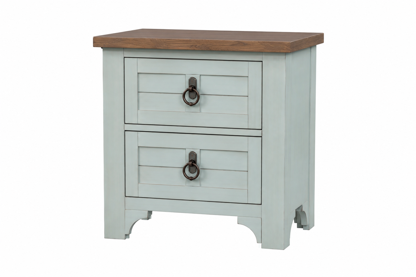 BR0434BLBR Nightstand - Blue/Brown