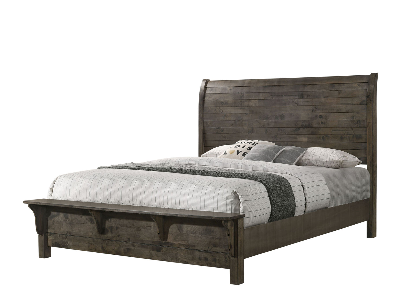 BR8108 King Bed - Gray