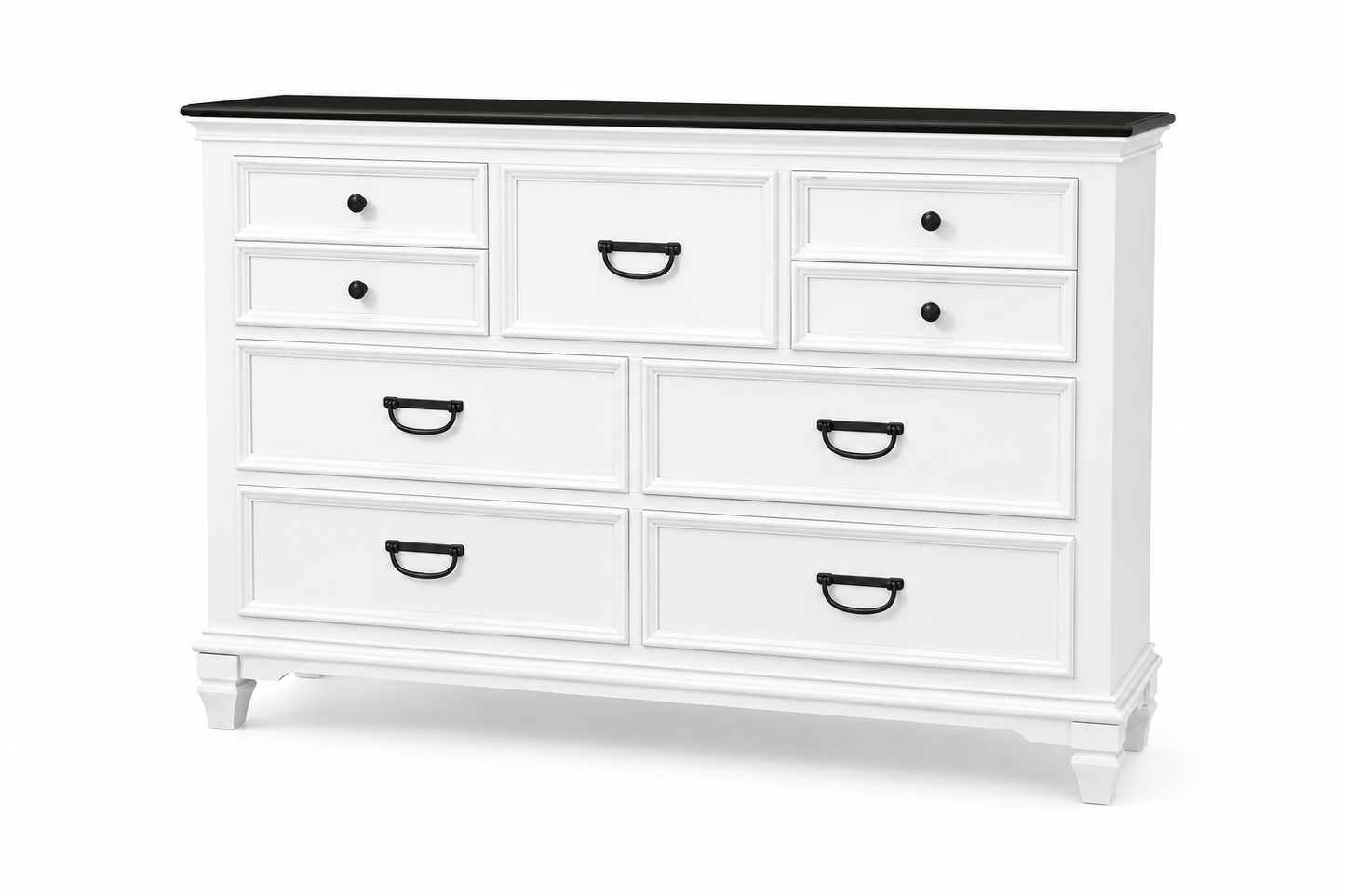 BR8309WG Dresser - White/Gray