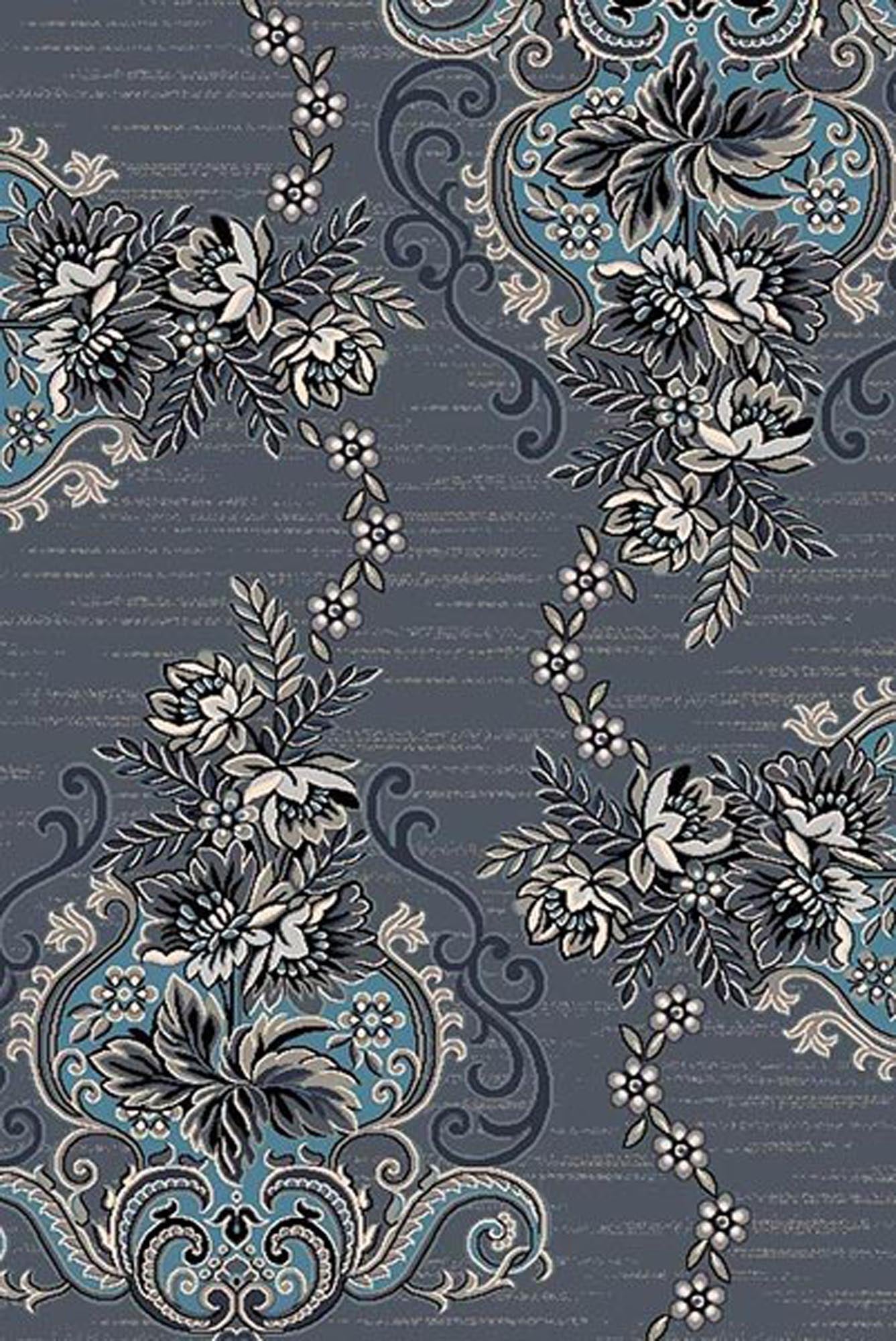 R57TZ862BL 5X7' Trendz #862 Area Rug - Blue