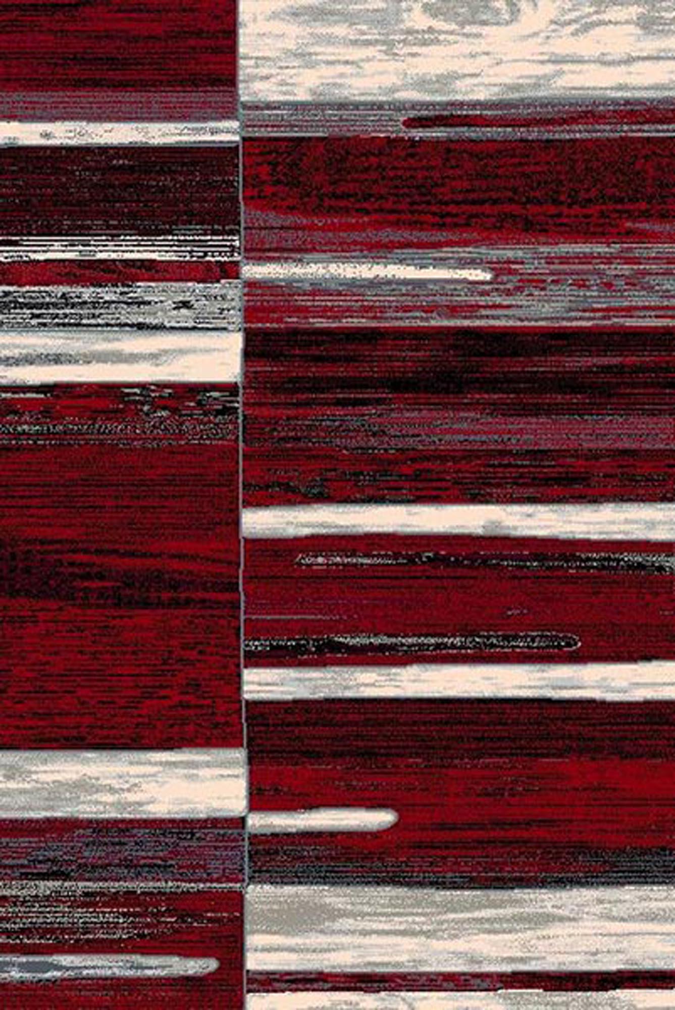 R57TZ868R 5X7' Trendz #868 Area Rug - Red