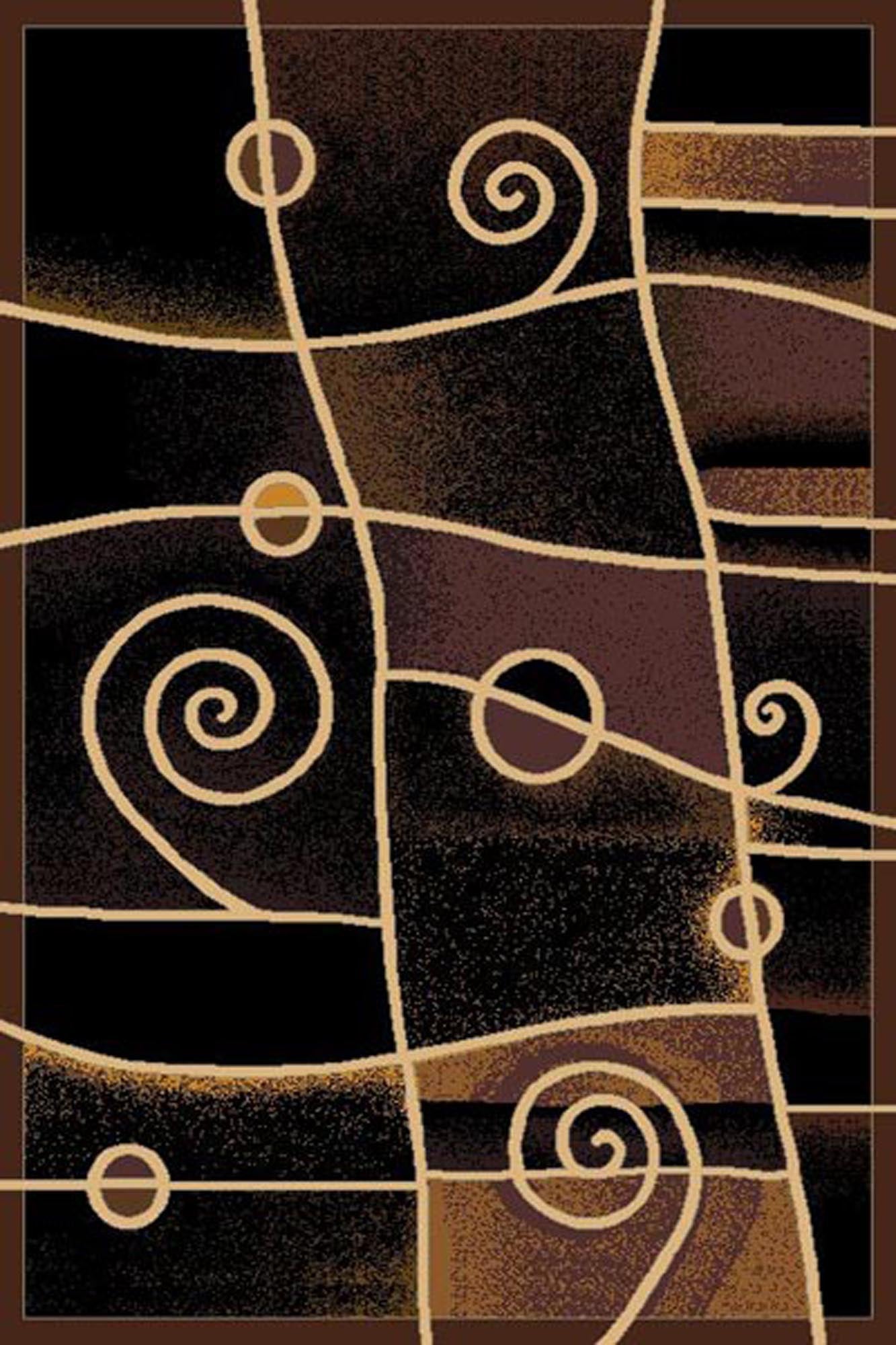 R69G22BK 5X7' Gallery #22 Area Rug - Black