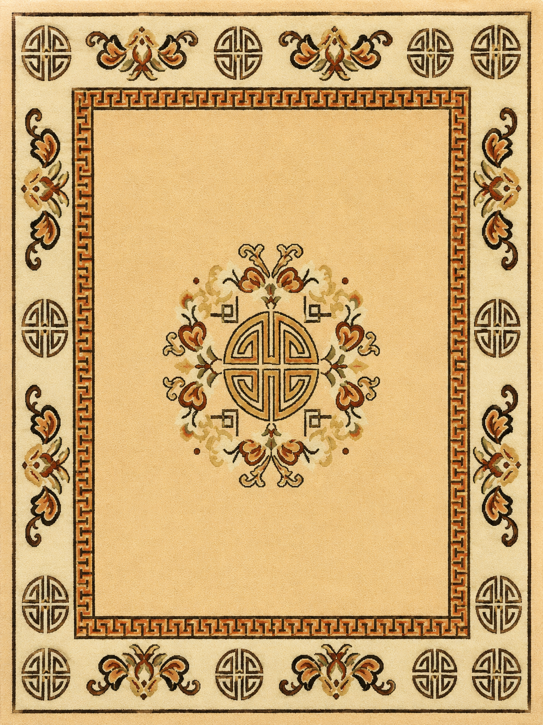 R811T119B 8x10' Tajmahal #119 Area Rug - Berber
