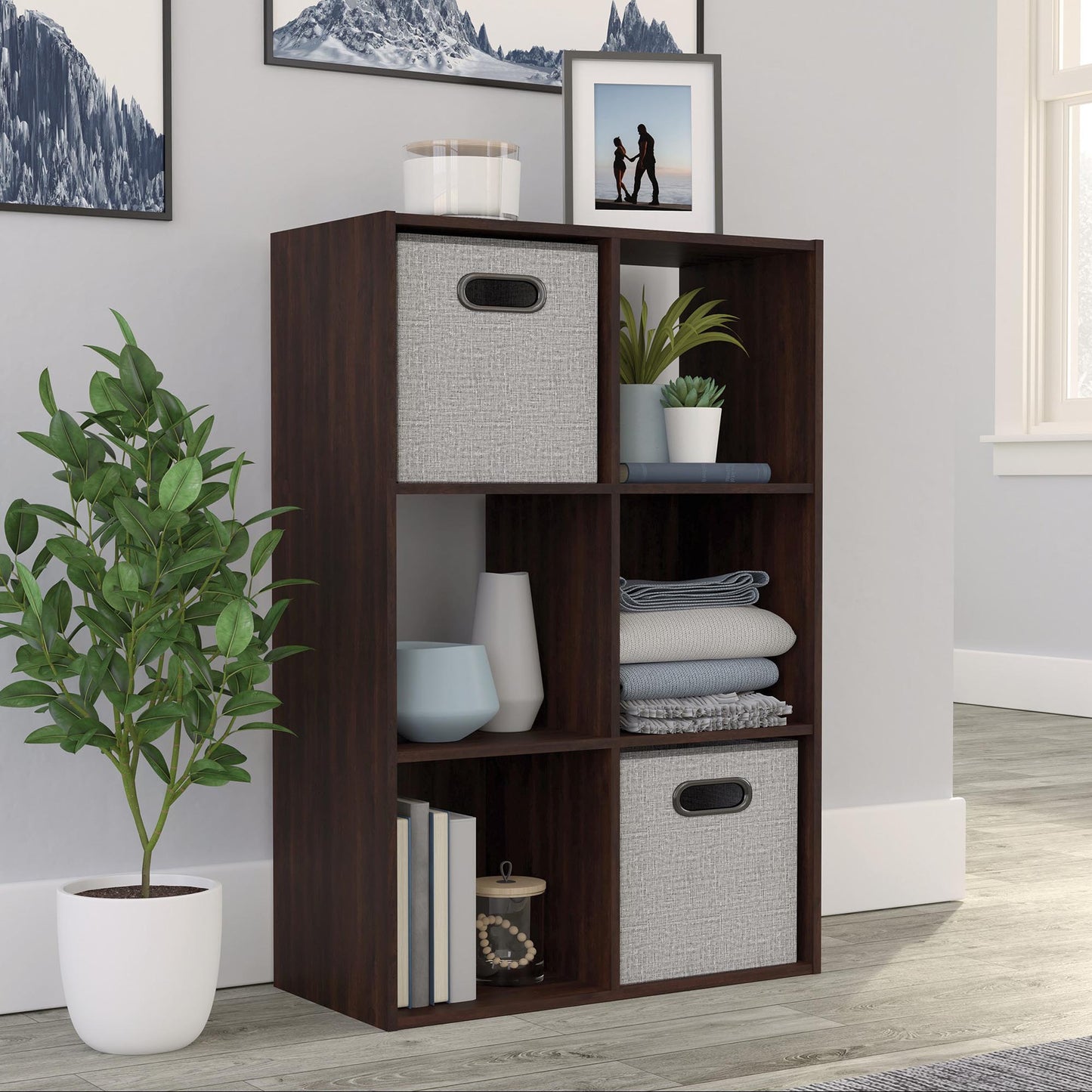 SA426490 6-Cube Organizer - Cinnamon Cherry