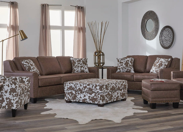 19650 Sofa & Loveseat Set - Perle Coco