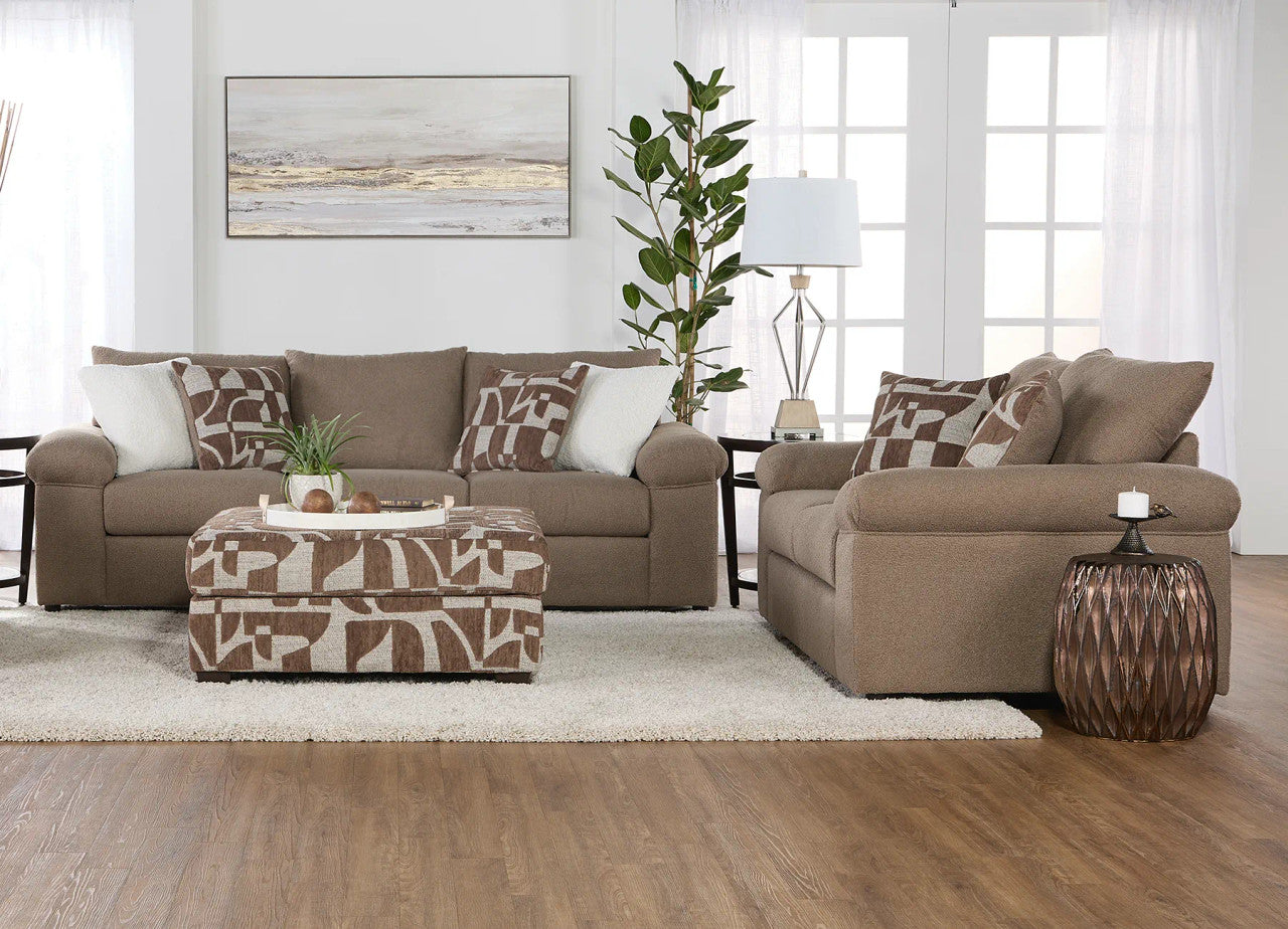19900 Sofa & Loveseat Set - Cush Putty