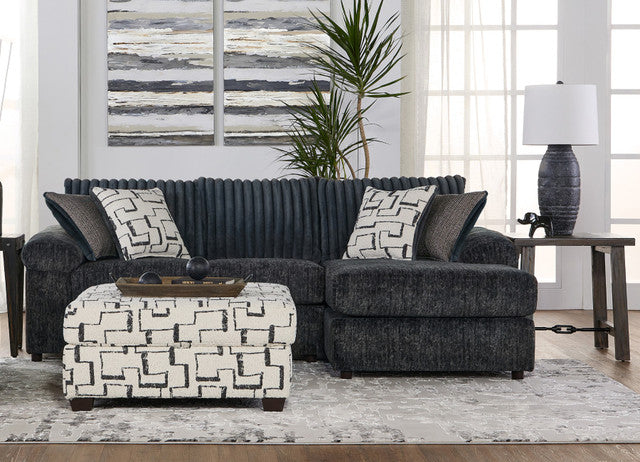 19950 Sectional - Galactic Charcoal