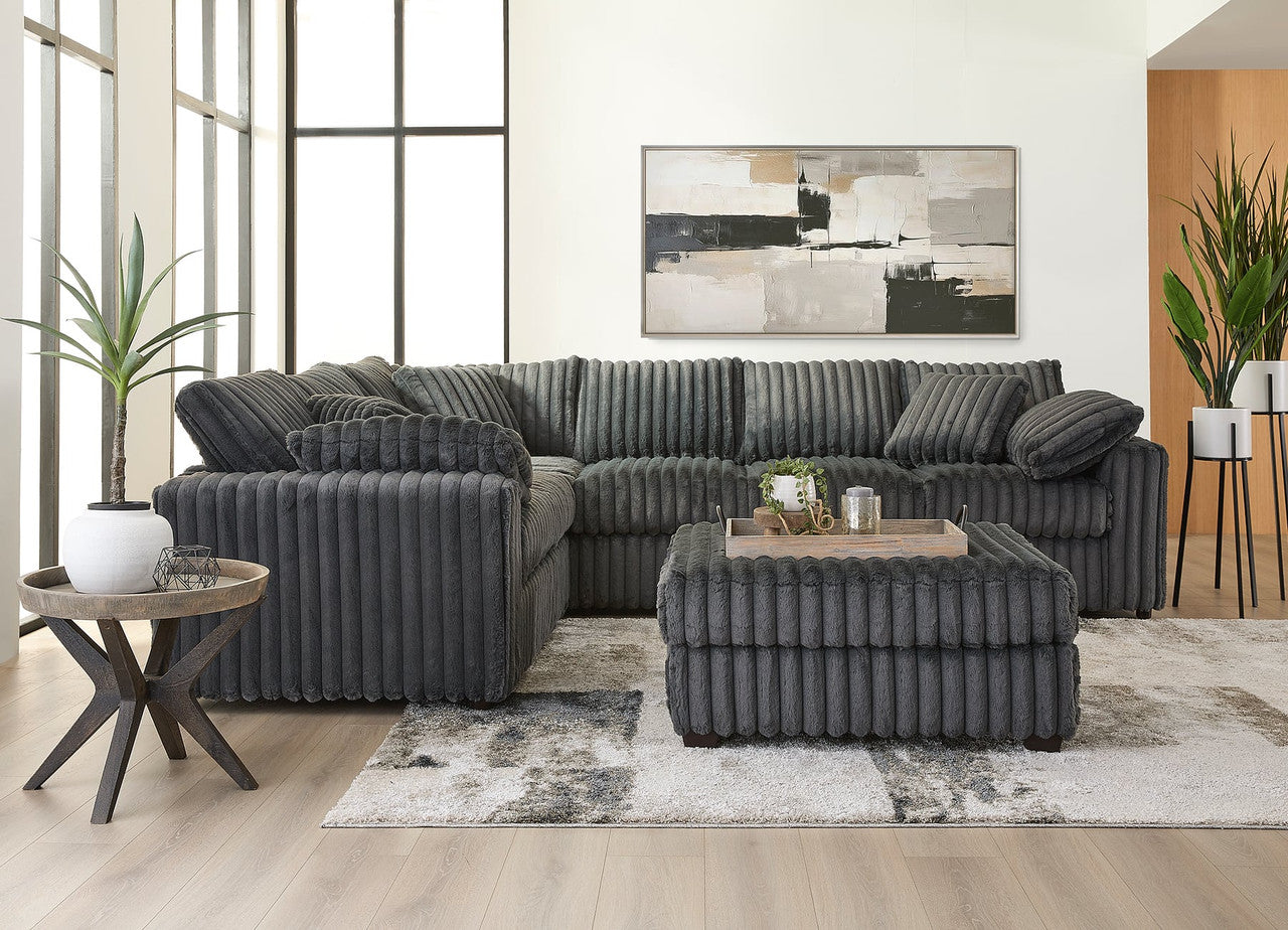 24550 Sectional - Mondo Charcoal