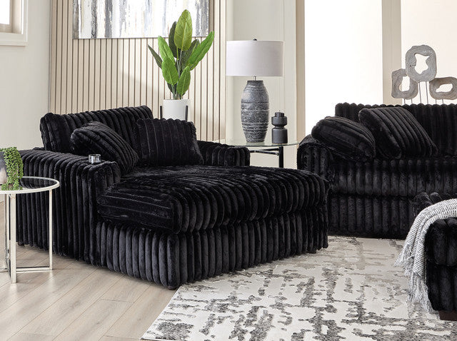 24550CHS Chaise - Mondo Black