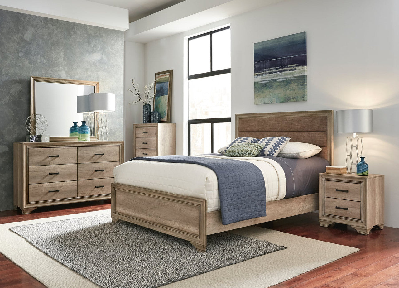 439BR 5-Piece Queen Bedroom Set - Sandstone