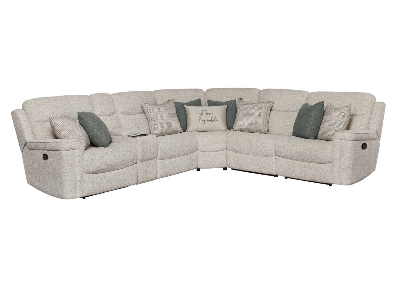 72101 Reclining Sectional - Fluff Daddy Alabaster