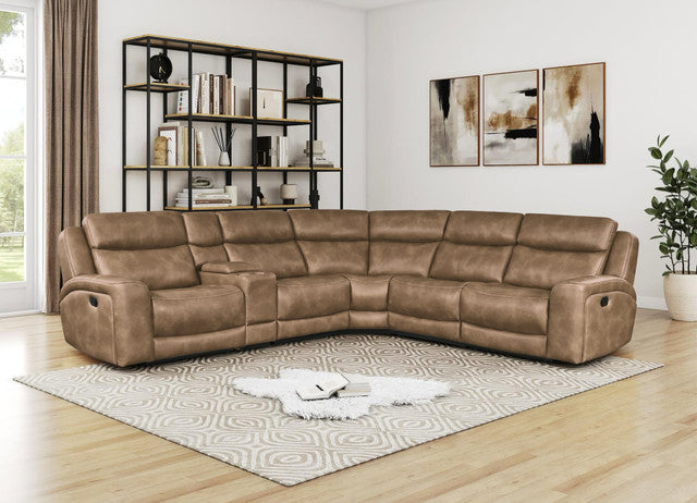 86501 Reclining Sectional - Montana Mocha