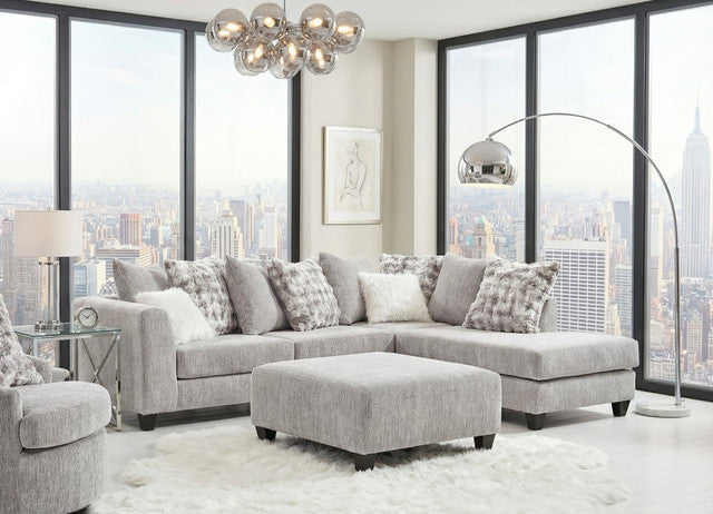 H-1852 Sectional - Galactic Light Gray
