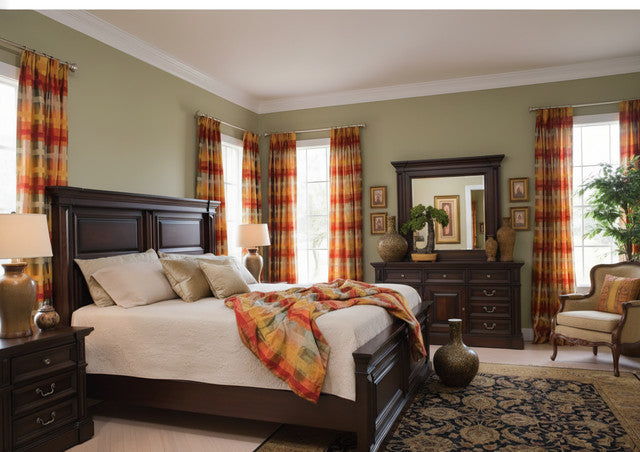 MB010BR Bedroom Set - Dark Brown