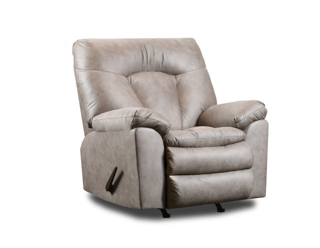 1008 Big Man Rocker Recliner - Amos Mushroom
