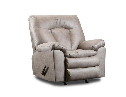 1008 Big Man Rocker Recliner - Amos Mushroom