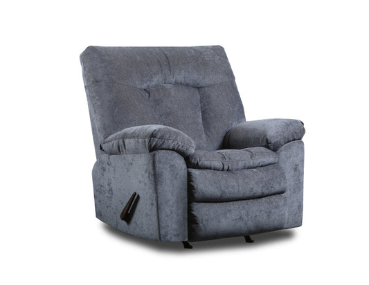 1008 Big Man Rocker Recliner - Avery Navy