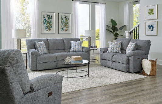 1061 Reclining Sofa & Loveseat - Mineral