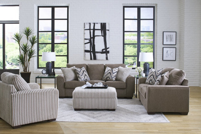 1250 Sofa & Loveseat - Tuscan Java