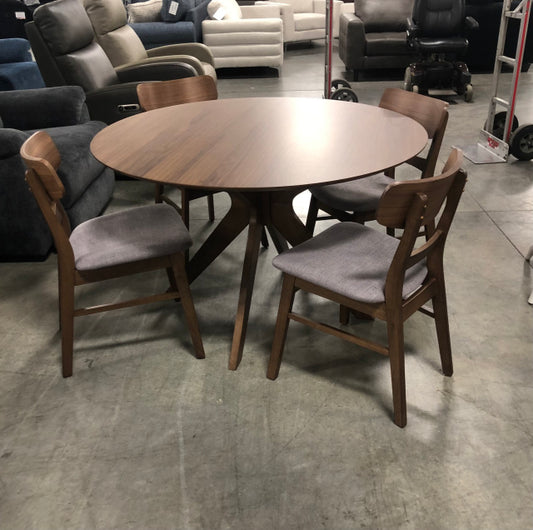 1980 5-Piece Round Dining Set