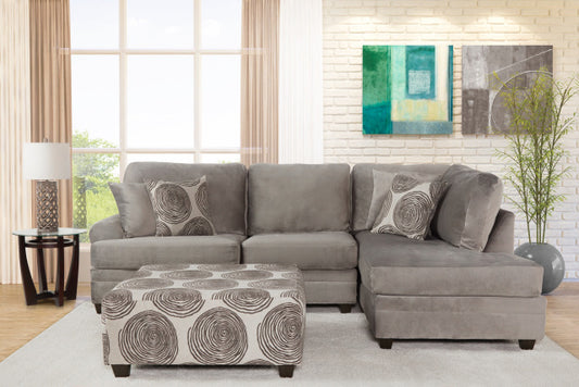 2240 Sectional - Champion Silver
