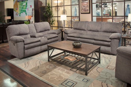 2409 Reclining Sofa & Loveseat - Gray