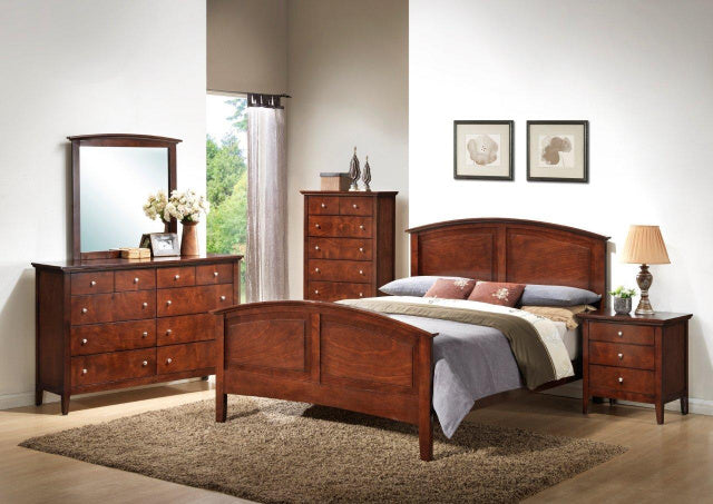 3136 6-Piece King Bedroom Set - Cherry