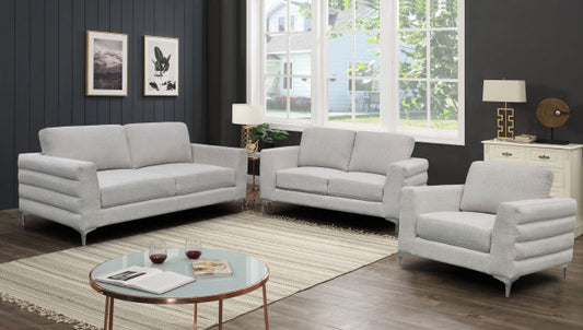 3206 Sofa, Loveseat and Chair Set - Beige