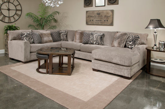 4472 Sectional - Luxe Pewter