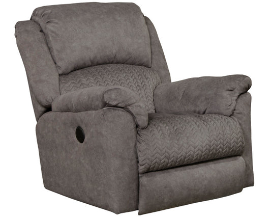 4785 Power Rocker Recliner - Gray