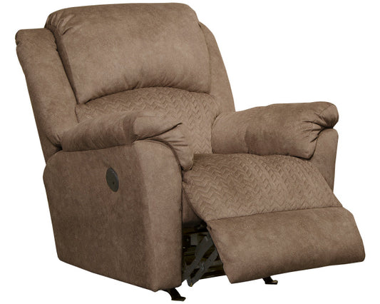 4785 Power Rocker Recliner - Tan