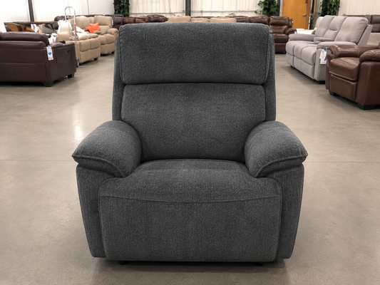 6083 Big Man Power Recliner - Smoke