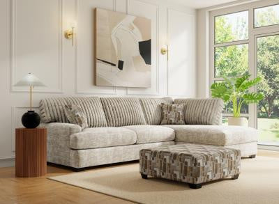 6129 Sectional - Galantic Parchment